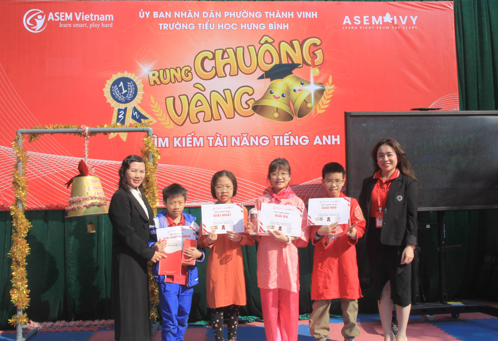 Rung Chuông Vàng trường Tiểu học Hưng Bình